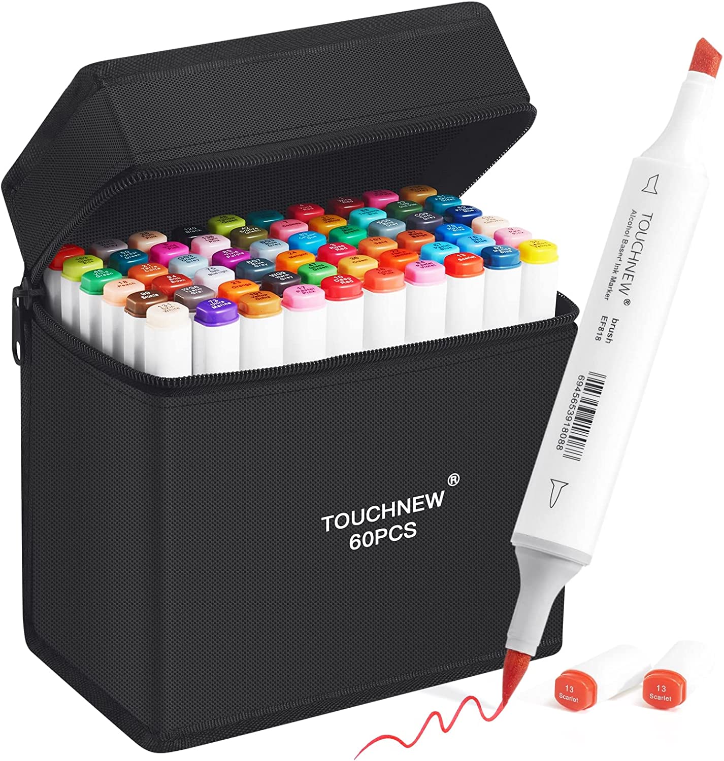 Nicola 24/30/36/48/60/80/120/168 Colors Alcohol Marker Art Marker Highlighter Pen Set Color Calligraphy Pen Set Marker Pen