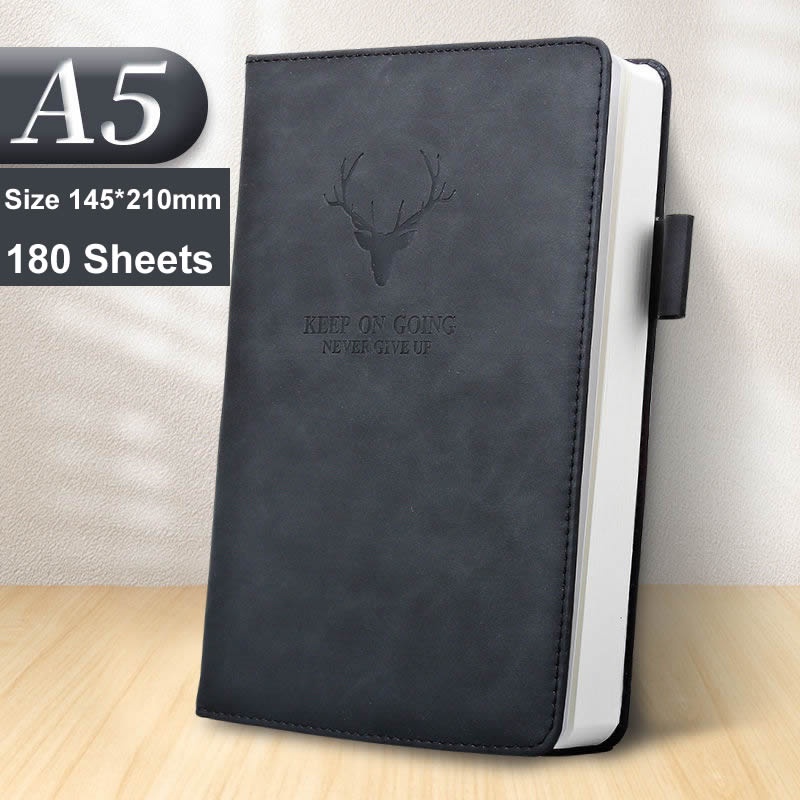 360Pages Deer head leather Notebook big thick Notebook college notebook school supplies writing notebook