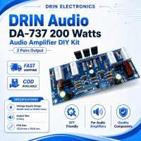 DRIN Audio DA-737 200W Audio Amplifier DIY Kit 2 Pairs Output 30VAC-55VAC Amplifier Board