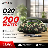 W-KING X20/D20 Wireless Bluetooth Speakers，Karaoke With 2pcs Microphone Speakers