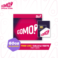 GOMO Prepaid SIM with 60GB No Expiry Data + UNLI Calls & Texts 7 Days