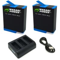 Wasabi Power GoPro HERO 12/11/10/9 Battery & Charger for HERO12 HERO11 HERO10 HERO9 Action Cameras | JG Superstore