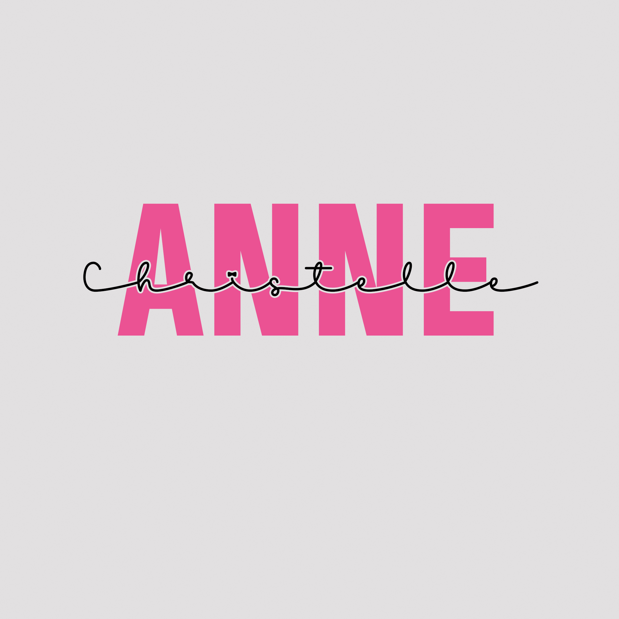 Personalized 2 Names Vinyl Decal Sticker for Tumblers | Aquaflask Hydroflask | Tyeso