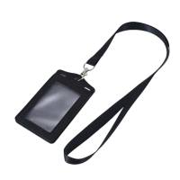 PU Leather Tri-fold Heavy Duty ID Card Holder for Badge Credit Card School Business Card Holder