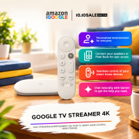 Google TV Streamer 4K | Fast Streaming Entertainment On Your TV Smart Home Control - 32GB Storage - Porcelain