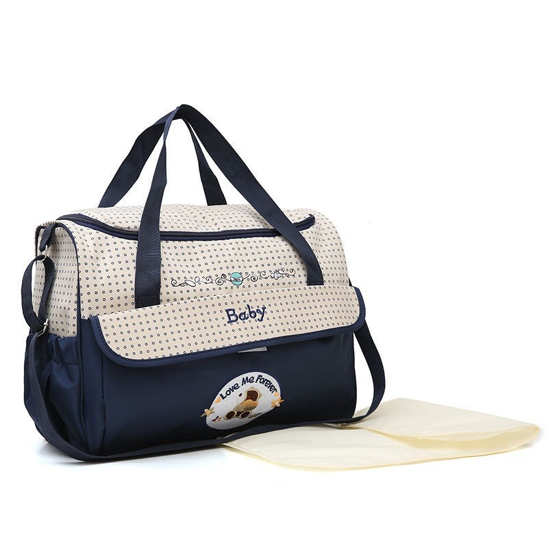 Fashionable Mommy Bag Large Capacity Mother and Baby Diaper Bag Multifunctional Waterproof