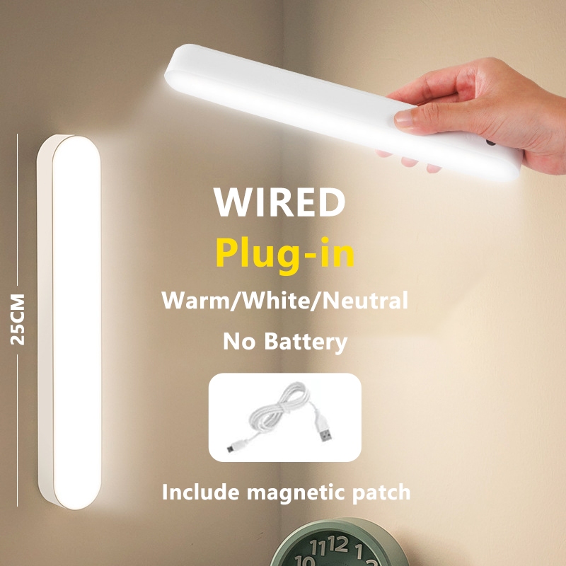 Magnetic Light Bar Rechargeable Desk Light Bar 3000K to 6000K Handheld Illumination for Reading Bedroom Bedside Emergency Lighting for House