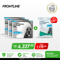 Frontline Plus For Medium Dogs Anti Tick And Flea Spot-On Anti Itch Pulgas Garapata 3 Pipettes x 3