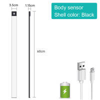 Slamp Aluminum Alloy night lights Rechargeable LED sensor light motion detecto Indoor Lighting Magnetic Wall Light Tricolor Type-C Rechargeable Cabinet Light Long Battery Life Ultra-Thin Wall Lights for Bedrooms Wardrobes Cabinets Corridors