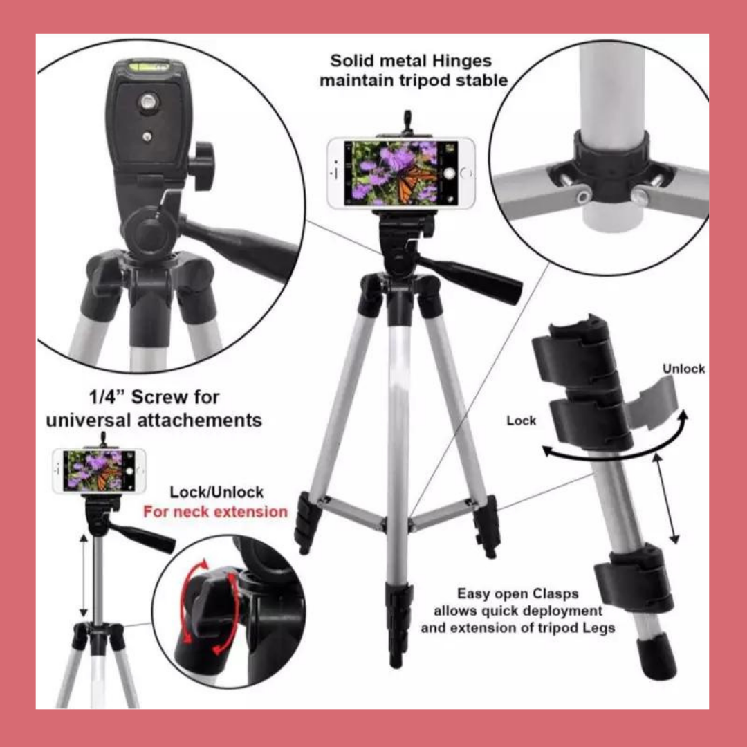 50 inch phone tripod
