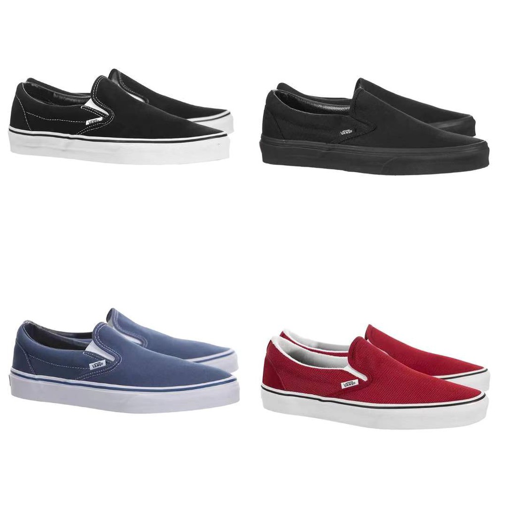 Vans slip on shoes white and black shoes 36-45