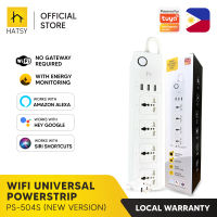 HATSY - (2024 VERSION) Wi-Fi Smart Universal Power Strip (V3) With Energy Monitoring Surge Protection 3600Watts