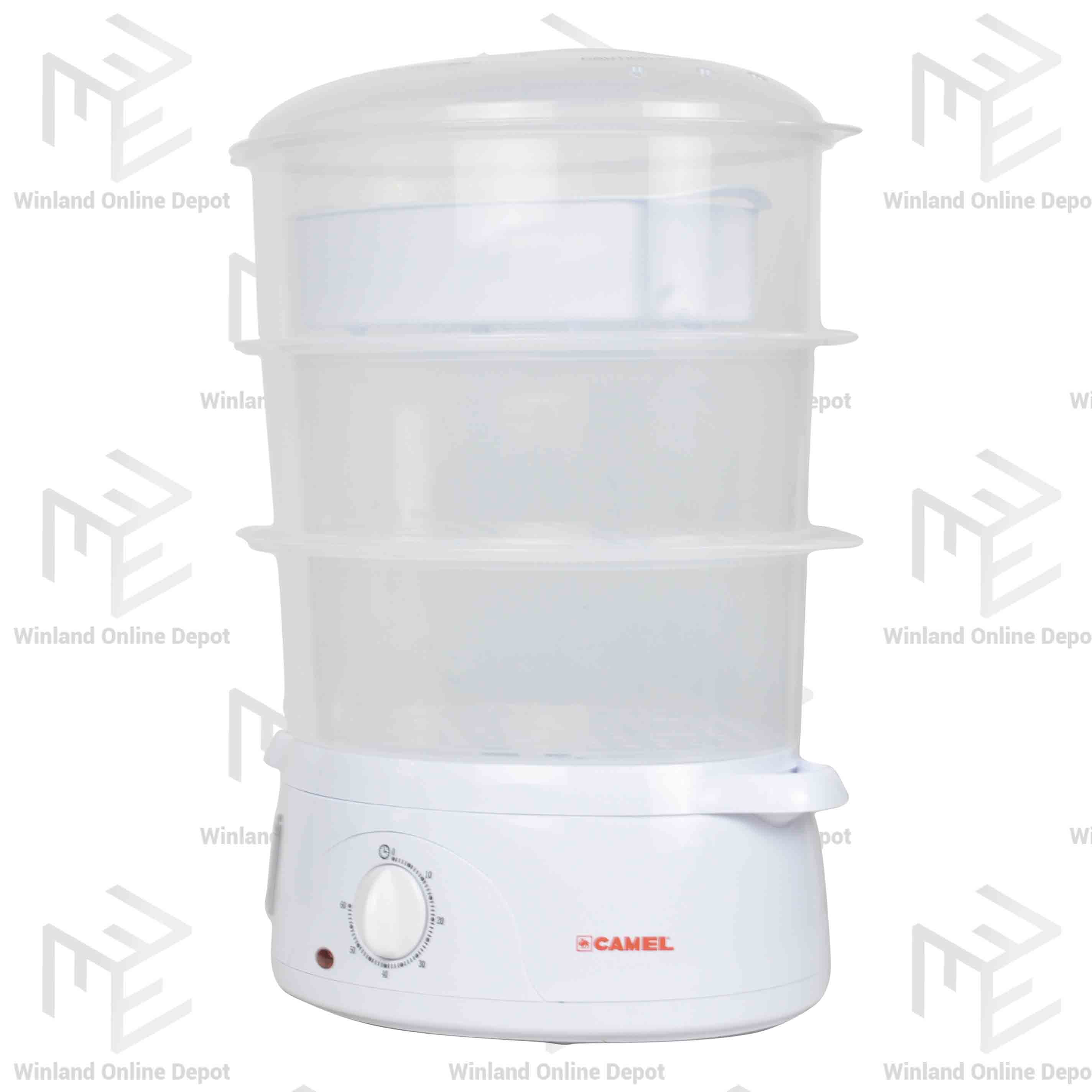 Camel Appliances Original CS9301 800W 3 Tier Electric Food Steamer CS