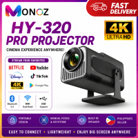 Monoz HY320 Smart Projector Portable Mini WiFi Bluetooth Android Wireless Connection Phone Automatic Keystone Correction
