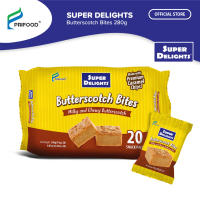 Super Delights Butterscotch Bites 280g | Soft & Moist Brownies | 14g x 20 Packs