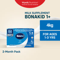 [ONLINE EXCLUSIVE] BONAKID 1+ Stage Three Milk Supplement Powder for 1-3 Years Old 4Kg Big Pack