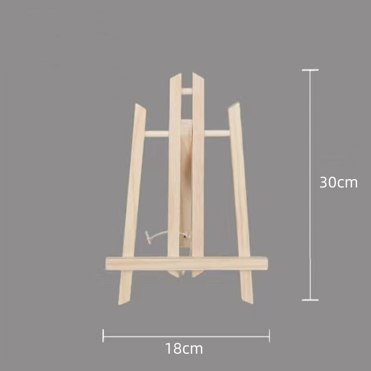 Natural Wood Mini Easel Frame Multifunctional Wooden Display Mini Tripod Easel Stand Art Supplies