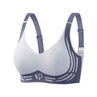 FallSweet Seamless Push Up Lift Bras Anti-sagging Latex Soft Support Wireless Underwear M-4XL