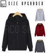 Aco Fashion L881 Ladies Hoodie Plain Jacket with Zipper