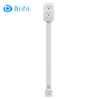 Brifit US Plug Electrical Outlet Extender Features USB-A USB-C and 2 AC Outlets Extends 56-86CM (22″-34″) Free rotation at multiple angles Use Behind Couches Nightstands Desks and More