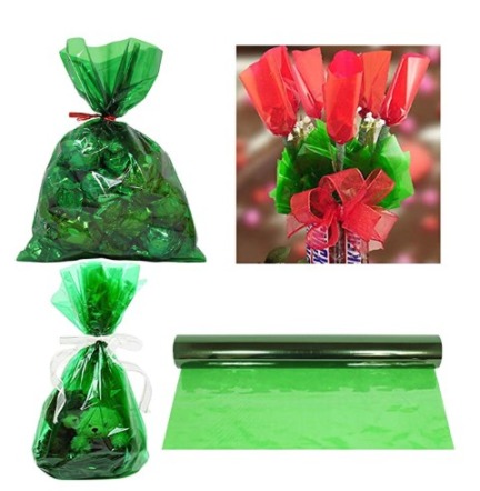 Cellophane Wrap /100cm x 91cm/ Gifts Baskets Treats Cellophane Wrapping Paper | Colorful Cello Baby Shower Decorations|
