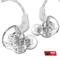 QKZ AK6 106dB 1.2m High Fidelity Wire Earphones Universal 3.5mm Sports In-ear HiFi Sound Earbuds for Phones Tablet Durable line