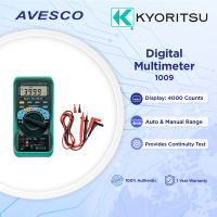 Kyoritsu | 1009 | Auto range and manual range selector provided | 600V AC/DC Digital Multimeter | Avesco