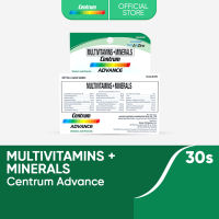 Centrum Advance 30s Multivitamins + Minerals for Healthy Heart & Eyes Energy & Strengthens Immunity