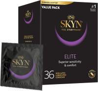 S-K-Y-N Elite Non-Latex Ultra-Thin Lubricated – 12 & 36 Count – Discreet Packaging
