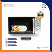 American Home AMW-20MCS Microwave Oven 20L Mechanical Control Color Silver