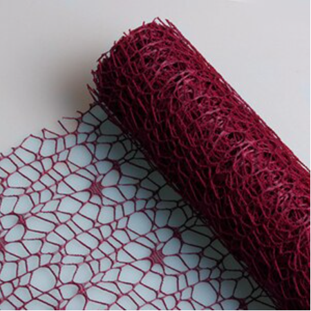 49cm x 5yards | Mesh Web Wrapping Paper Flower Paper Bouquet Jacquard Mesh
