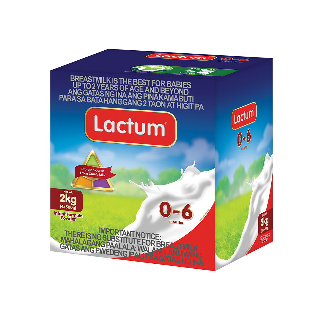 Lactum for 0-6 Months Old 2kg Infant Formula Powder