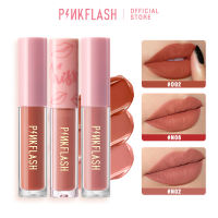 PINKFLASH  3PCS LIP SET Soft Matte Finish VE Moisturising Long-lasting Waterproof Non-sticky Liquid Lipstick Makeup Set liptint set OhMyKiss