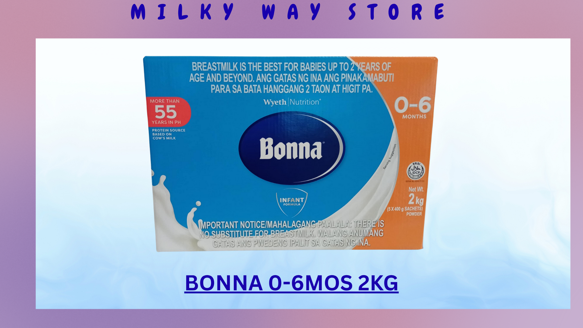 Bonna 0-6mos 2ilograms