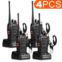 Walkie Talkie Long Range 10km High Frequency Baofeng 888s 5w Two-Way Radio Walkie Talkie With Earphones Walkie Talkie Set