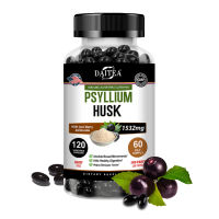 Psyllium husk extract capsule 1532mg plant fiber - promotes digestion improves intestinal peristalsis and enhances immunity