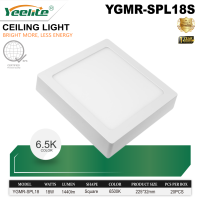 YEELITE Aluminum Ultra Thin LED Ceiling Light Pin Light SURFACE Panel Lights 3500K/6500K Selectable 6W/12W/18W LED Recessed Downlight for Living room Bedroom Bathroom Office