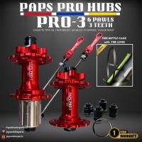 PAPS  PRO 3 HUBS ( STEEL FREE HUB) 32 HOLES QR and TA READY FOR MOUNTAIN BIKE BICYCLE