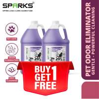 B1T1 Sparks Pet: COTTON MIST Enzyme Pet Deodorizer & Odor Neutralizer for Dog & Cat Mess (1 Gallon)