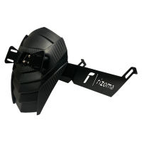 Rizoma Motorcycle Universal Rear Mudguard Rear Fender Dual Bracket Black Carbon Version 4