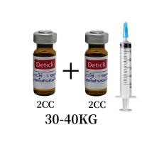 Detick 1cc & 2cc with Free Syringe Anti Ticks & Fleas Spot Treatment for Dogs and Cats