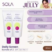 SOLA Daily Screen SPF 50+ PA++++ 30ml Bundle of 2