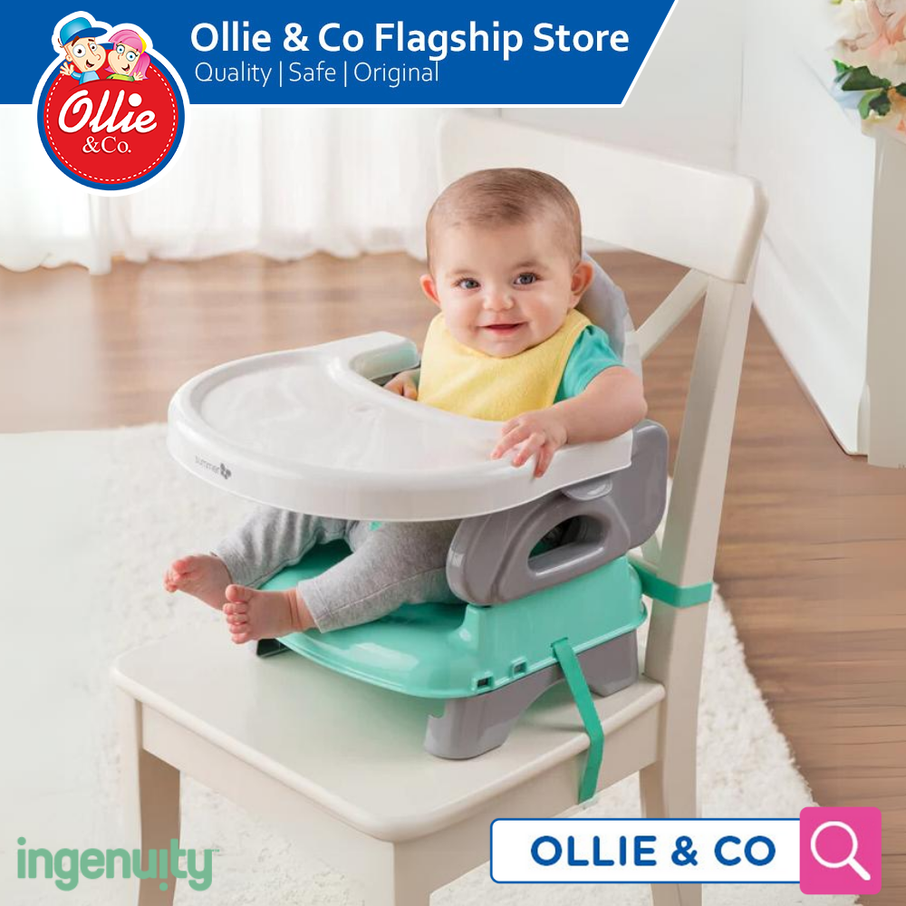 Summer by Ingenuity Baby Booster Seat - Elephant Love Ages 6 months old