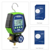 ✅Local Delivery✅ MRCARTOOL L202 Digital Manifold Gauge HVAC for Testing Maintaining Air-Conditioner Vacuum Pressure Temperature Leakage A/C Refrigeration Tester