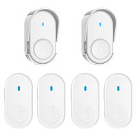 Wireless doorbell with waterproof cover IP55 waterproof 320M distance door bells 38 Songs Chime door ring Elderly pager