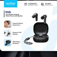 Soundcore by Anker R50i Bluetooth 5.3 Earphones IPX5 BassUp EQ 30 hour Playtime Fast Charging