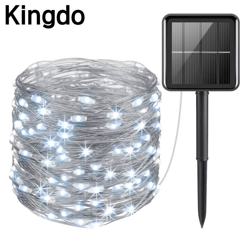 Outdoor Solar Led String Light 7M 12M 22M 32M Waterproof Christmas Wedding Decoration for Home