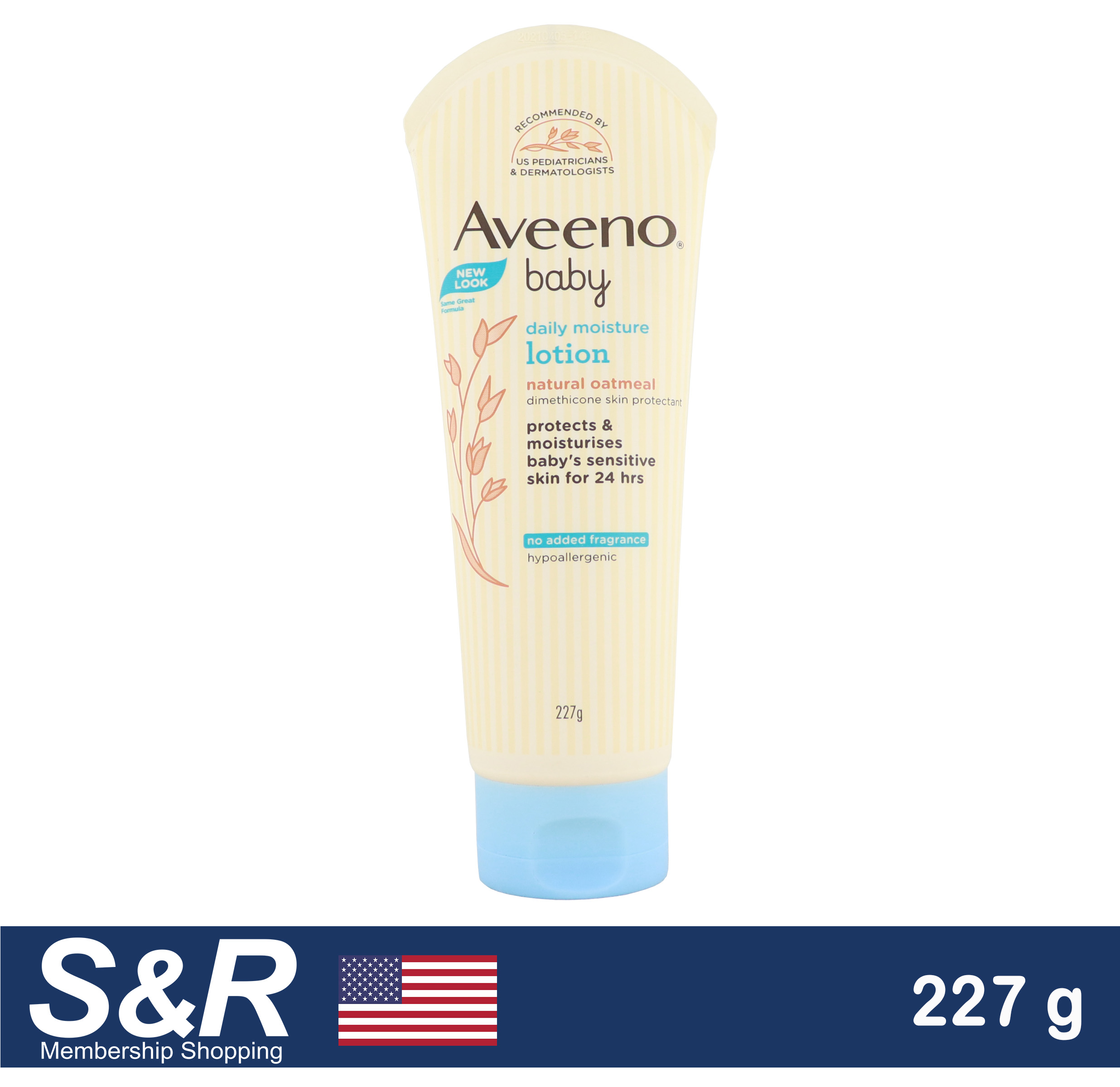Aveeno Baby Daily Moisture Lotion with Natural Oatmeal 227g