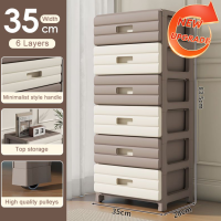 LifeStow 35cm Drawer Storage Cabinet With Moveable For Home and Office Storages Organisers Cabinet Moisture and Mildew Proof
