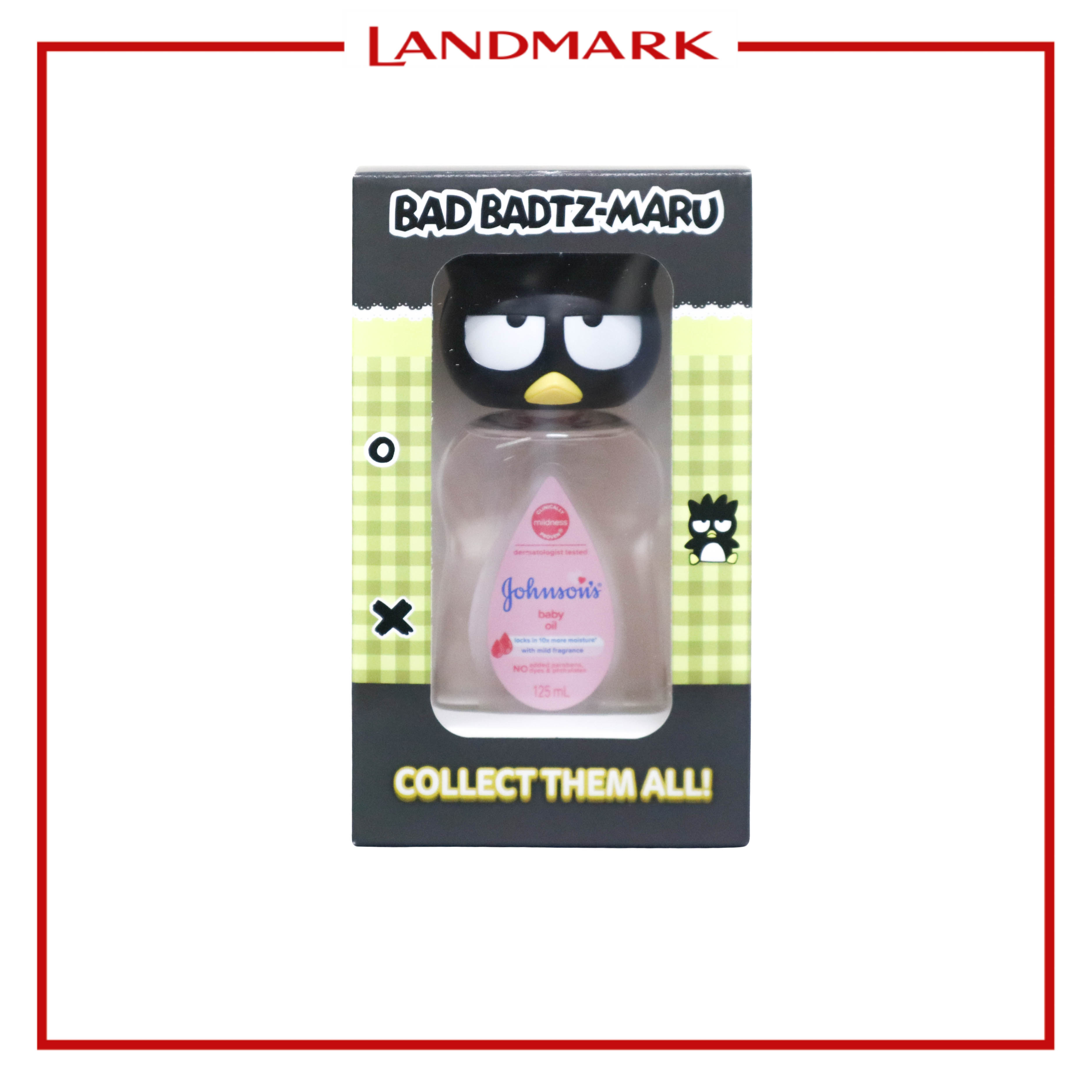 Buy Johnsons Baby Oil Regular 125ml Get Free Bad Badtz -Maru Keychain